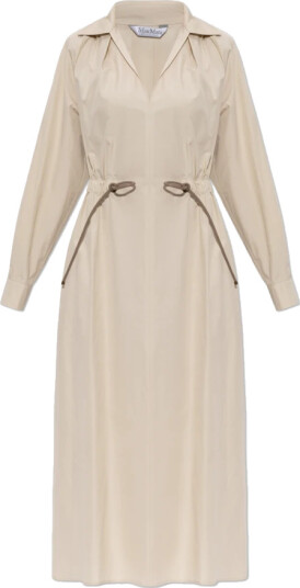 Max Mara Dame Kjoler Beige XS,