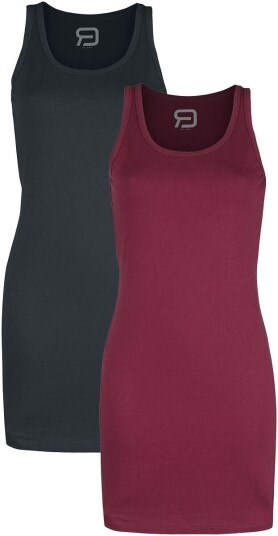 RED by EMP Kort kjole Kjole Double Pack S til XXL Damer svart rød