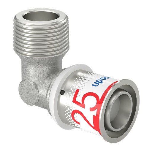 Uponor S-Press vinkel m/nippel 25-R3/4"MT Uponor S-Press vinkel m/nippel 25-R3/4"MT