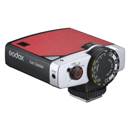 Godox Lux Junior Retro Red Kompakt kamerablits Rød
