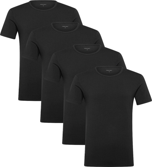 URBAN QUEST | 4 Pack Men Bamboo Shortsleeved Undershirt | XXL