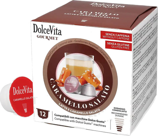 Dolce Vita | Saltet Karamell 12 kapsler til Dolce Gusto