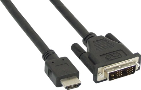 Inline Hdmi Dvi D 1M Svart 17661E