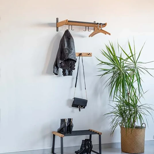 Oscarssons Möbel Cora hattehylle 59 cm Lakkert eik