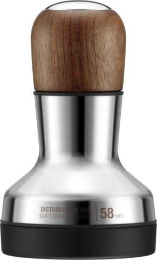 Sage Distribution Duo Salvie 58Mm Portafilters Rustfritt Stål Valnøtt Rustfritt Stål Valnøtt Tre 1 Stykker 110 Mm