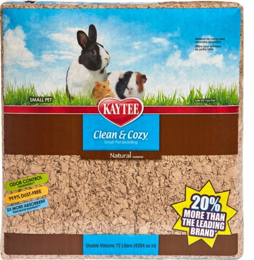 Kaytee Clean & Cozy Burstrø Natural 72 Liter
