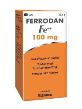 Ferrodan 100mg 60 Tabletter Ferrodan 100mg 60 Tabletter
