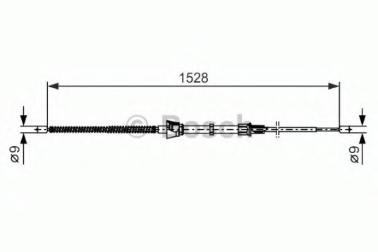 Bosch Tautrekk parkeringsbrems BOSCH 1 987 482 374