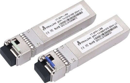 Extralink EX.15111 Nettverkstransceiver For HP/Aruba SFP+ 10G WDM 1270/1330nm SM 20km