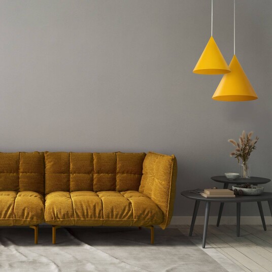 Pendellampe Cono TK Lighting dimbar Gul / orange Stue / spisestue Metall Moderne