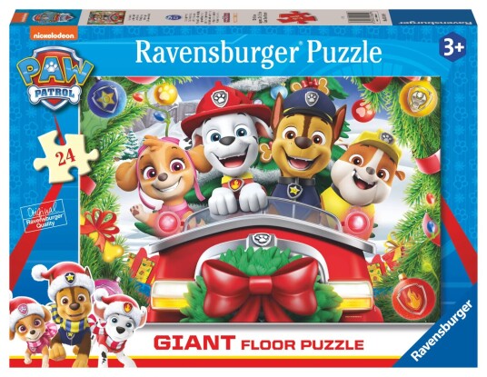 Ravensburger Puslespill 24 PawPatrol Jul Gulvpusle Ravensburger