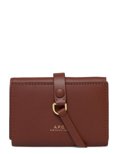 A.P.C. Trifold Noa Brown ONE SIZE A.P.C. Trifold Noa Brown ONE SIZE