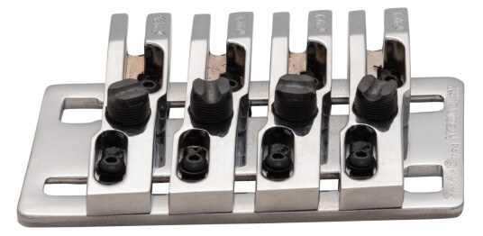 Kahler 2440-W4 - Fixed Bridge - Chrome 4-String Bass