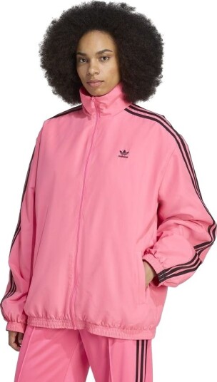 Adidas Originals Track Top Fb Oversized   Lucid Pink/svart Kvinner størrelse Small