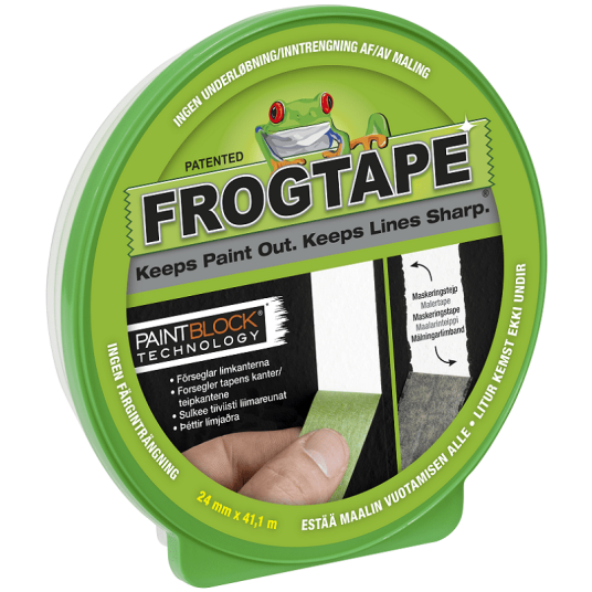 Frogtape Sharp Lines Grønn Multi Inne Ute 24mm x 41 meter