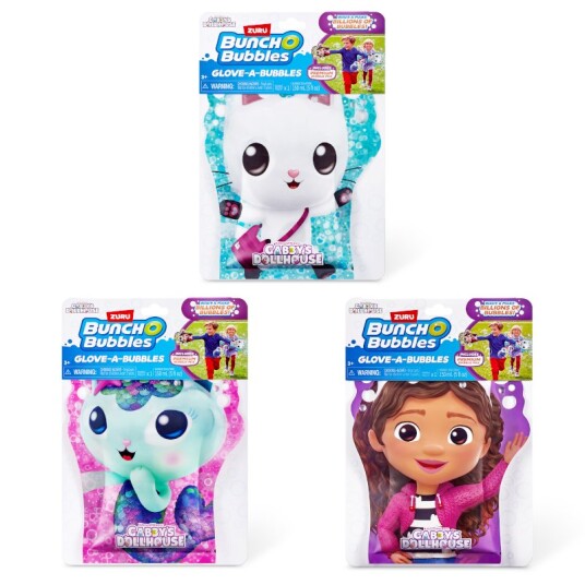 Bunch O Bubbles Glove-A-Bubbles Såpeboble assortert Gabby's Dollhouse Bunch O Bubbles Glove-A-Bubbles Såpeboble assortert Gabby's Dollhouse