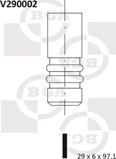 BGA V290002 Innløpsventil