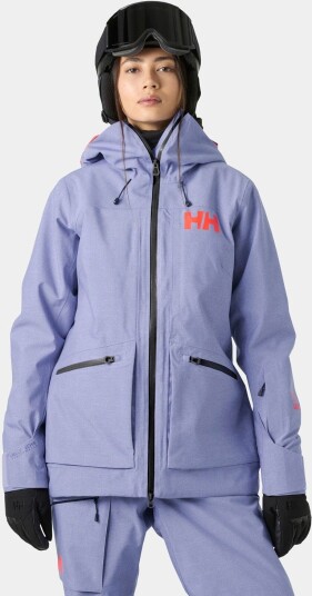 Helly Hansen Dame Powderqueen 3.0 Slitesterk Skijakke Lilla S