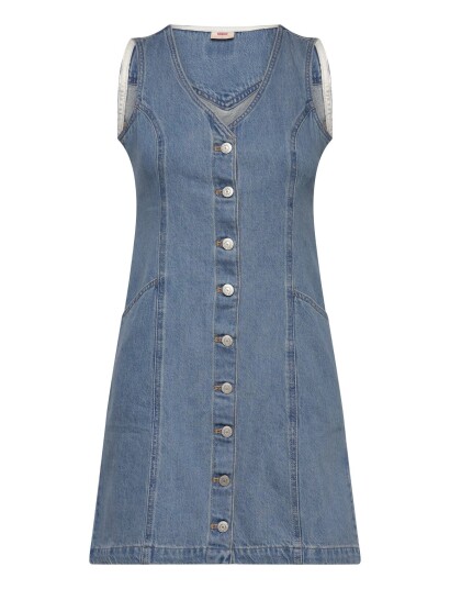 Levi"s® Vianna Vest Dress Special Show   Blue   L