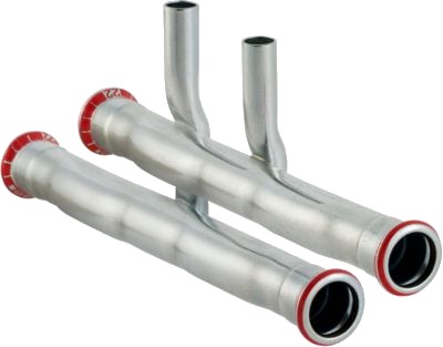 Geb. Mapress Fz T Stk 18Mm   Geberit Mapress Fz T Stk T/Frem Og Tilbageløb D18mm D1=15Mm