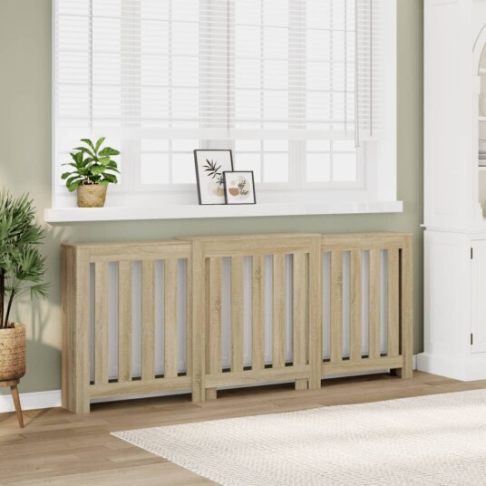 Radiatordeksel sonoma eik 205x21,5x83,5 cm konstruert tre Radiatordeksel sonoma eik 205x21,5x83,5 cm konstruert tre