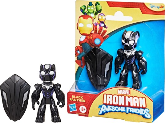 Iron Man and His Awesome Friends Actionfigur Black Panther