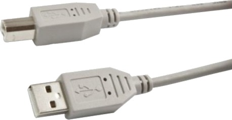 Usb Kabel A Hann Til B Hann 50 M Usb 2.0 Grå Synergy 21