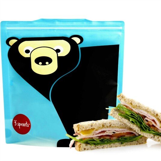 3 Sprouts sandwich bag bear
