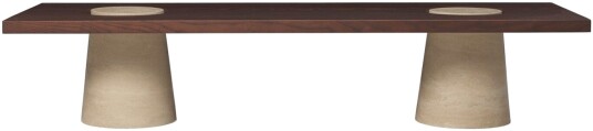 Ferm Living Grova salongbord travertin Ferm Living Grova salongbord travertin