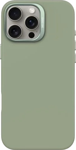 Decoded AntiMicrobial Silicone Backcover for iPhone 16 Pro Max Jade Green