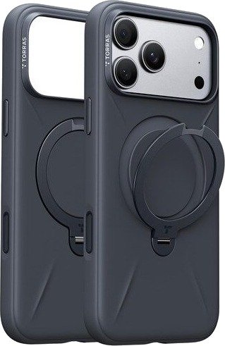 Torras Ostand Q3 Silicone - grey - iPhone 18 Pro