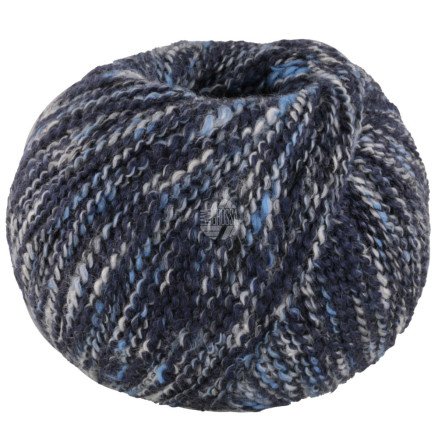 Lana Grossa Garn 9 Midnight blue/black/black/white/grey/light blue