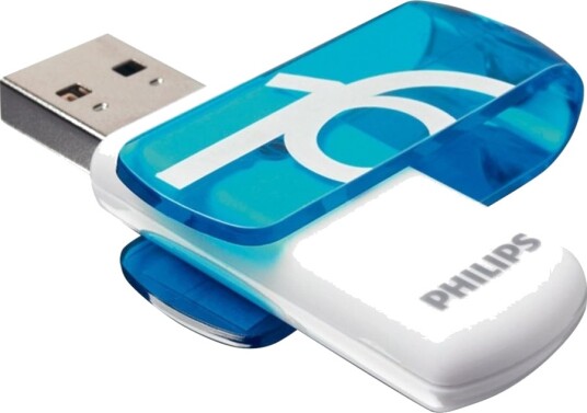 Philips Usb 2.0 16Gb Vivid Edition Ocean Blue Philips Usb 2.0 16Gb Vivid Edition Ocean Blue