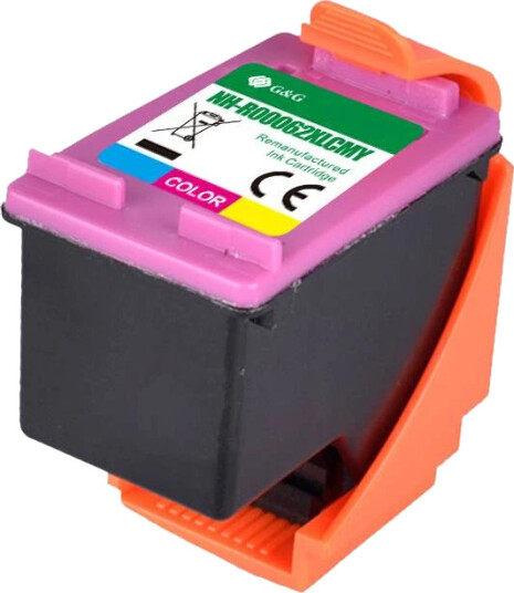 TB Blekkpatron 62XL Farge Høykapasitet (415 sider), erstatter HP C2P07AE