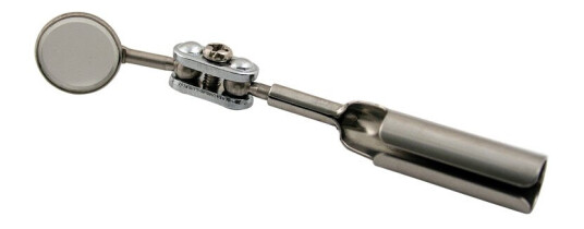 Løst spejl Ø14 mm (C-clip) til inspektionsspejl med LED-lys Løst spejl Ø14 mm (C-clip) til inspektionsspejl med LED-lys