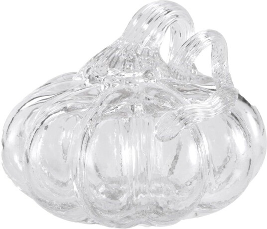 Cooee Design Pumpkin dekorasjon 8 cm Clear