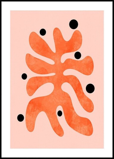 Aquarell Miro Shapes3e Kopie Plakat / 30x40cm