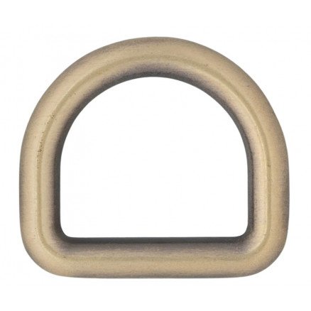 Infinity Hearts D Ring Messing Antikk bronse 19x19mm 5 stk