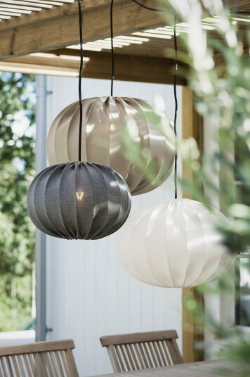 PR Home HILMA utendørs anhengslampe 60 cm Grå Taklamper utendørs