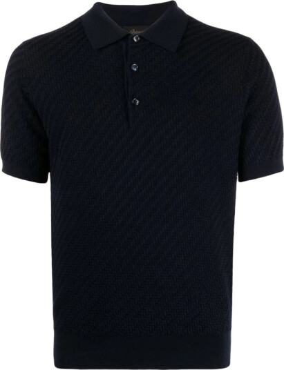 Brioni Herre Topper Blå M,