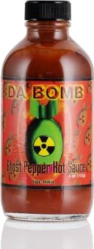 Da" Bomb Ghost Pepper Sauce 147ml Ekstremt sterk hot sauce av Habanero