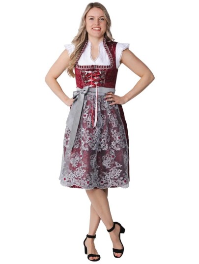 Haus Huberts V.O.F Dirndl Liesel rød, 42