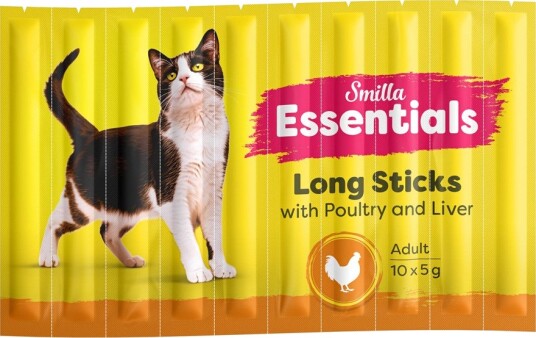 Smilla Essentials Sticks Fjærkre Og Lever 10 X 5 G