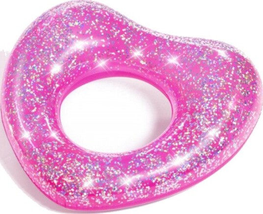 Bestway Glitter Fusion Badehjul Hjerteformet 91 cm
