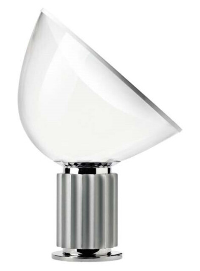 Flos Taccia Glass Bordlampe Silver Flos Taccia Glass Bordlampe Silver