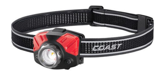 Coast rechargeable headlamp fl75r 530lumens Coast rechargeable headlamp fl75r 530lumens