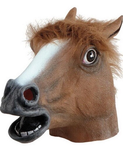 Hest Latexmaske Hest Latexmaske