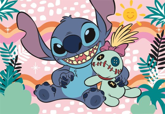 Clementoni Puslespill 60 Brikker Disney Stitch Clementoni Puslespill 60 Brikker Disney Stitch