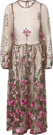 A View Fuschia Dress Beige 38