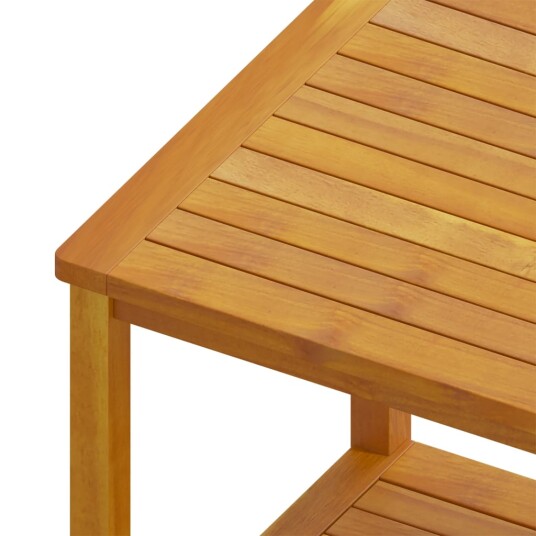 vidaXL Sidebord heltre akasie 45x45x45 cm